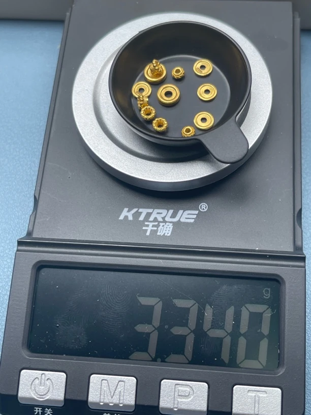 足金黄金纯金配件