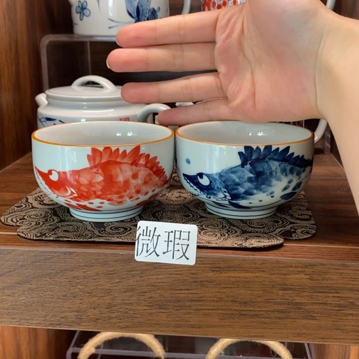 釉下老陶泥手工绘制