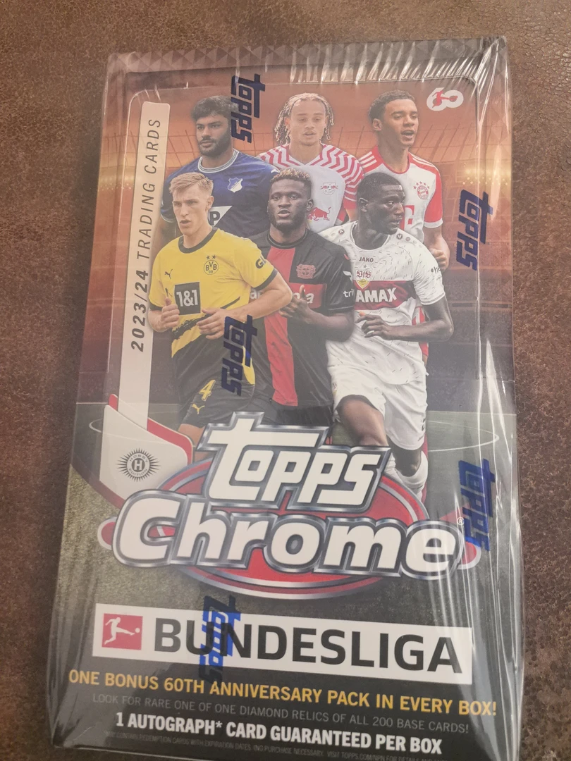 2023-24 足球德甲Chrome hobby，盲盒