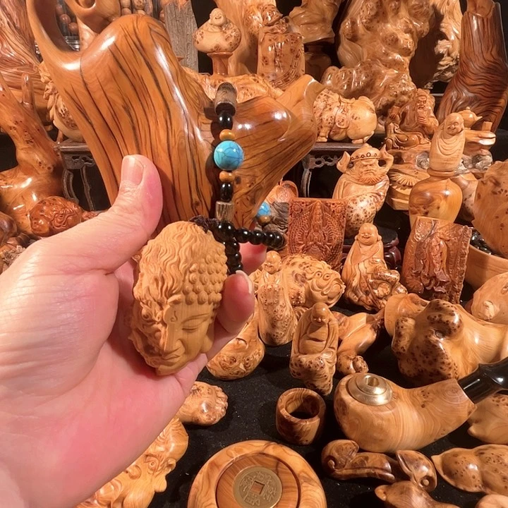 柏木（崖柏）地**人太行崖柏 公鸡壶 8