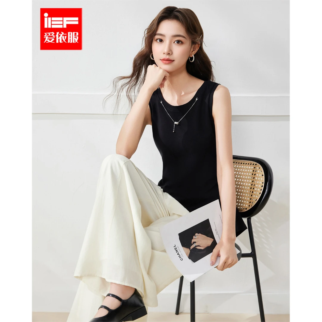 IEF/爱依服时尚套装2025夏季新款韩版成熟通勤气质显瘦上下套裤