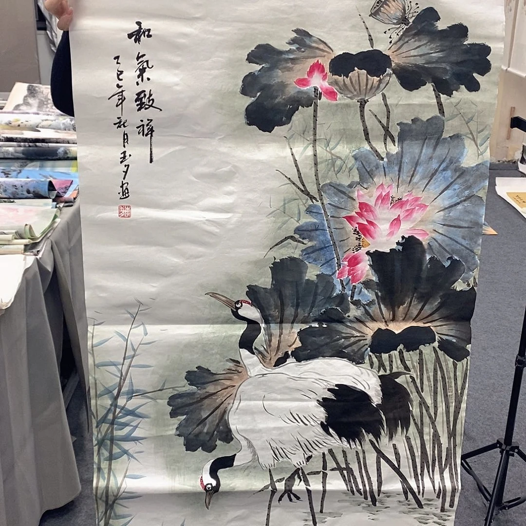 国画国画手绘作品