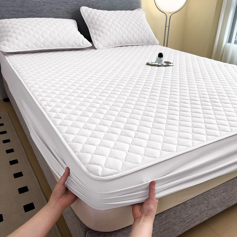 2025新款夹棉床罩套床笠罩单件加厚床垫保护罩家用全包防滑床单罩