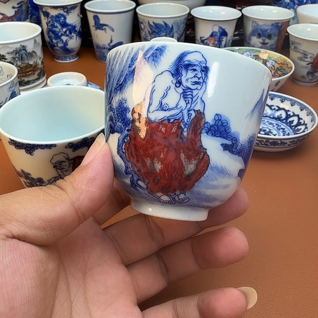 摆件小****✨景德镇全手工手绘陶瓷