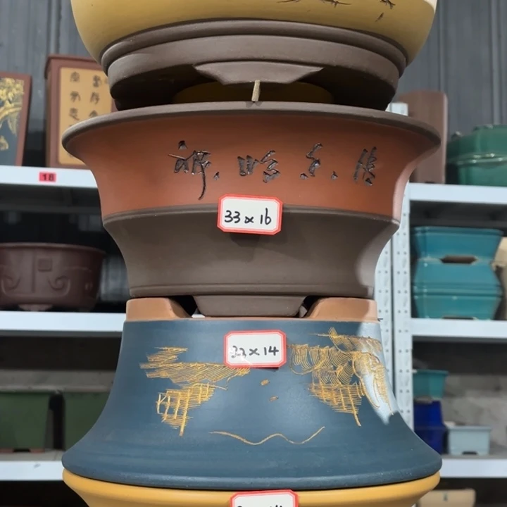 紫砂花盆              100-4