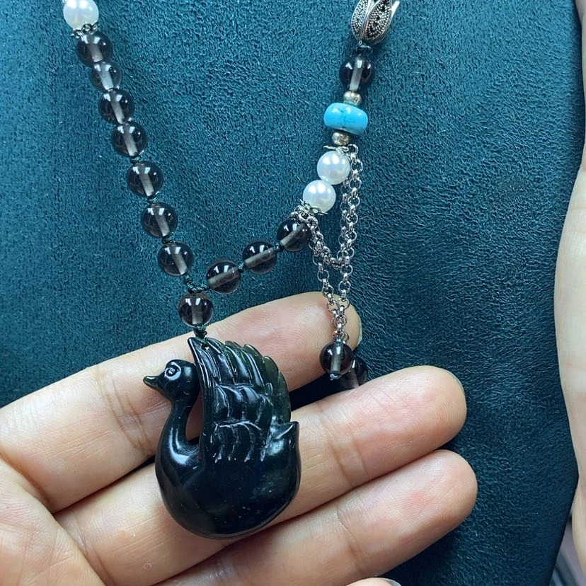 【闪购商品】蛇纹石玉未镶嵌吊坠