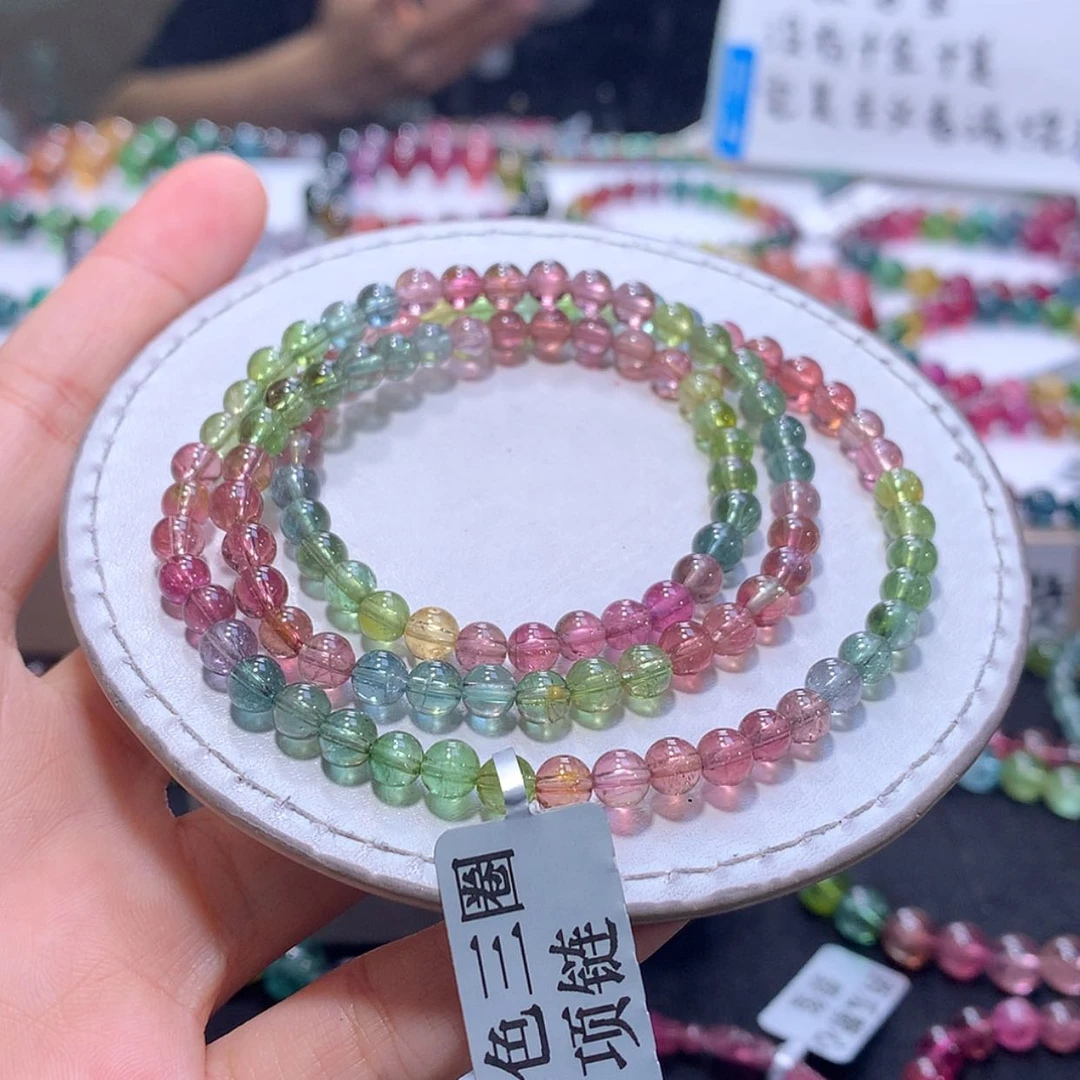 【闪购商品】手链未镶嵌碧玺5.2mm