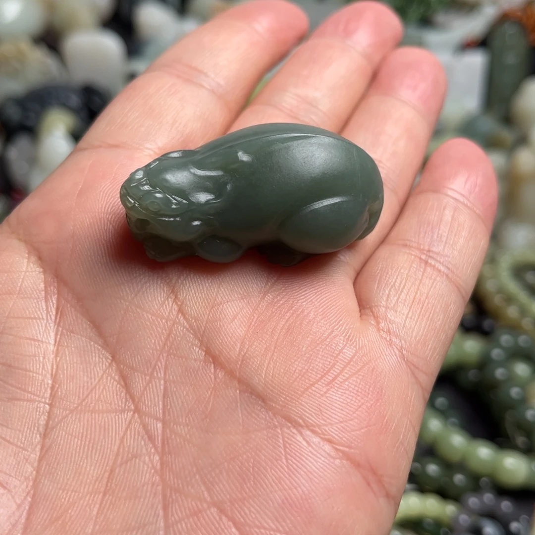 和田玉未镶嵌吊坠(不含链)