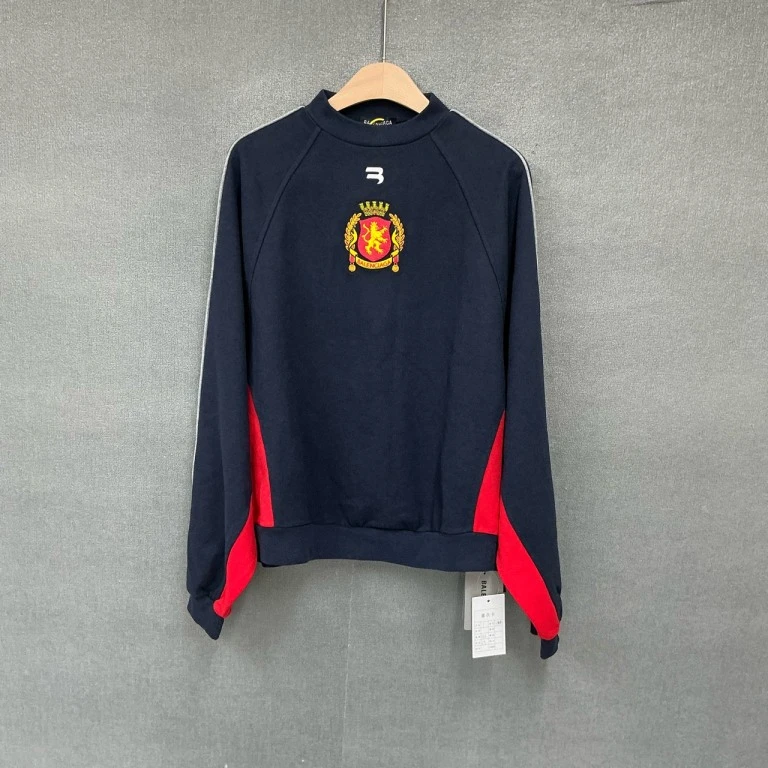 未使用 Balenciaga/巴黎世家  双钩曼联刺绣圆领卫衣带吊1码/6029