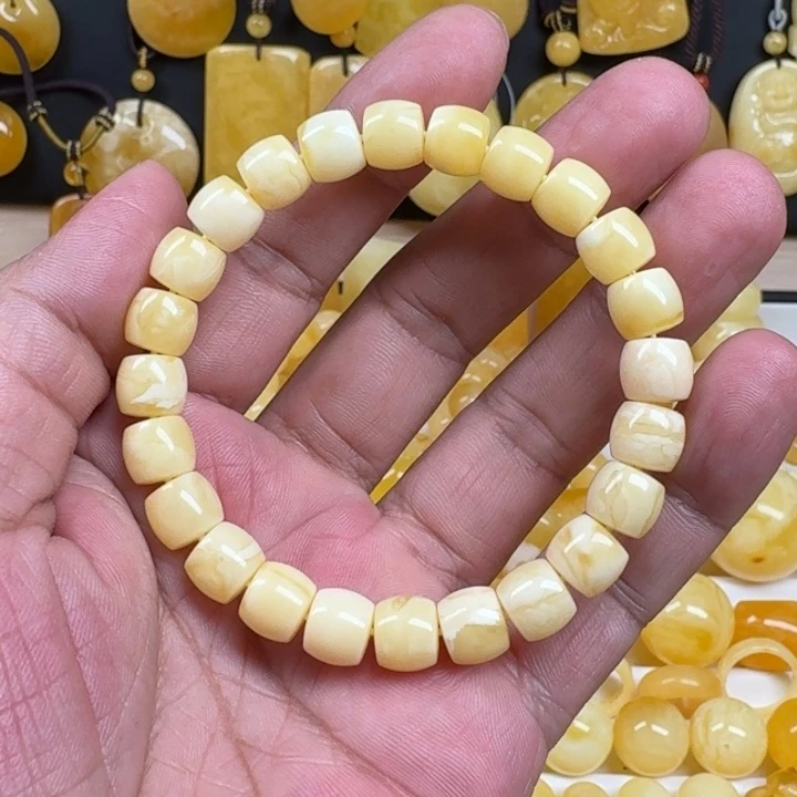 蜜蜡未镶嵌珠宝奇石直切9+