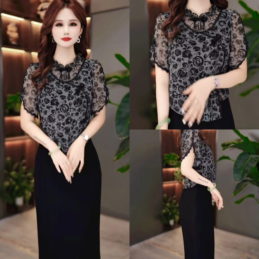 夏季时尚新款连衣裙2025初夏新款显瘦修身气质遮肚裙子MY25Y1570