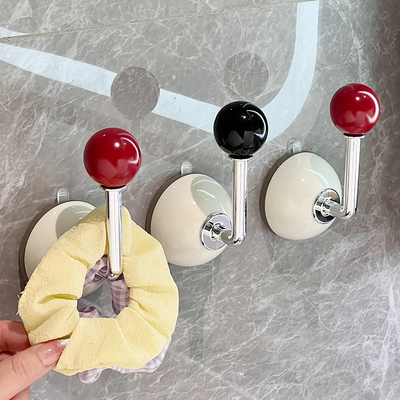 卫生间发圈挂钩吸盘发箍发绳墙上壁挂首饰发饰发夹皮筋头绳收纳架