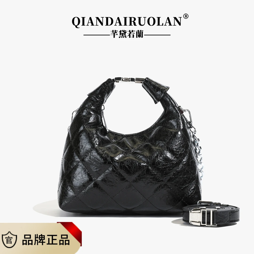 2024秋冬新款小众时尚百搭单肩包高级感精致斜挎包包女