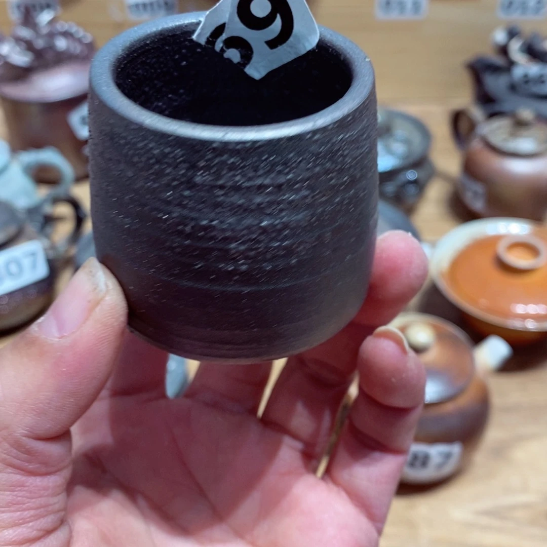柴烧茶具陶瓷杯子