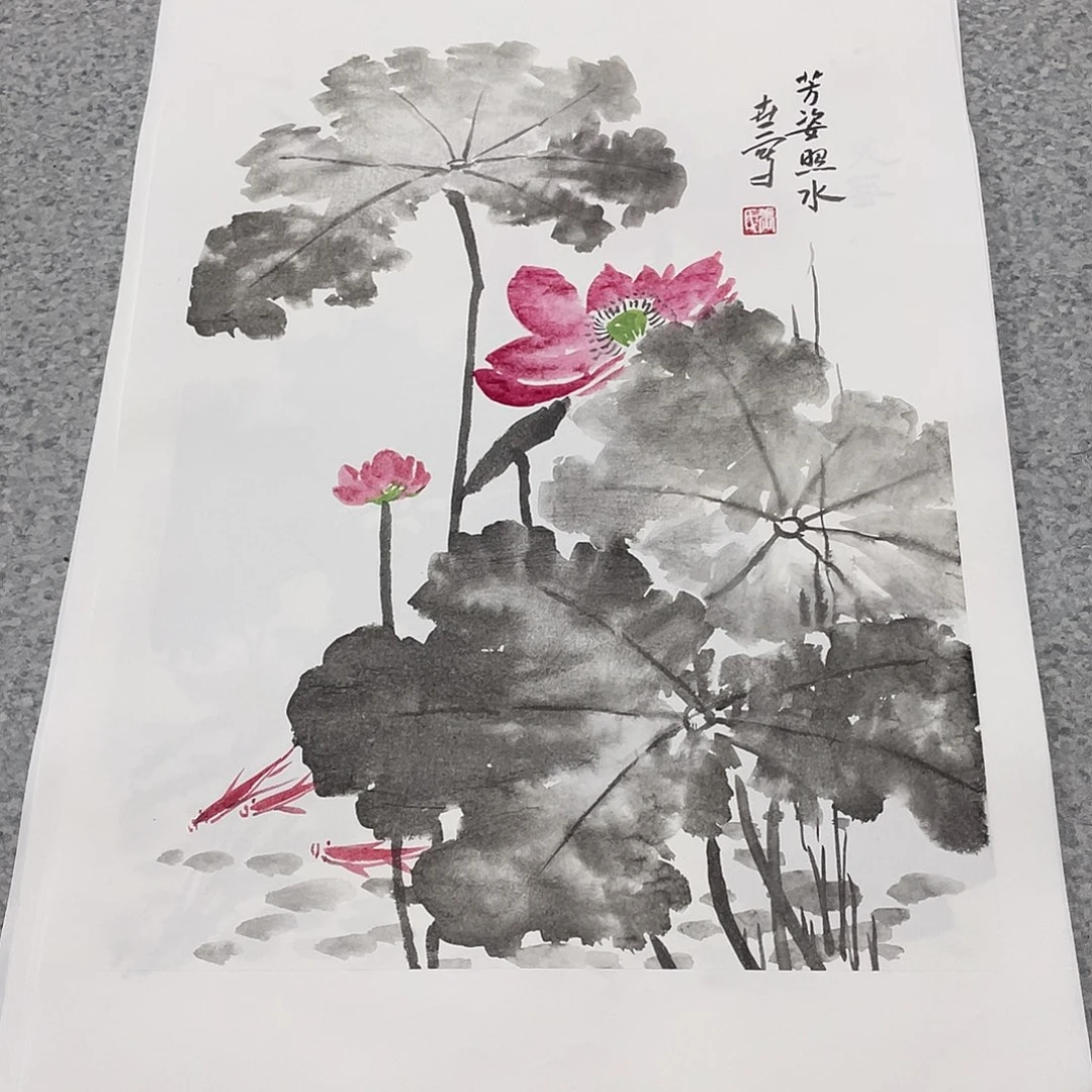 国画1.4平尺国画作品