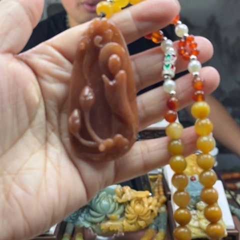 岫玉挂件未镶嵌挂件