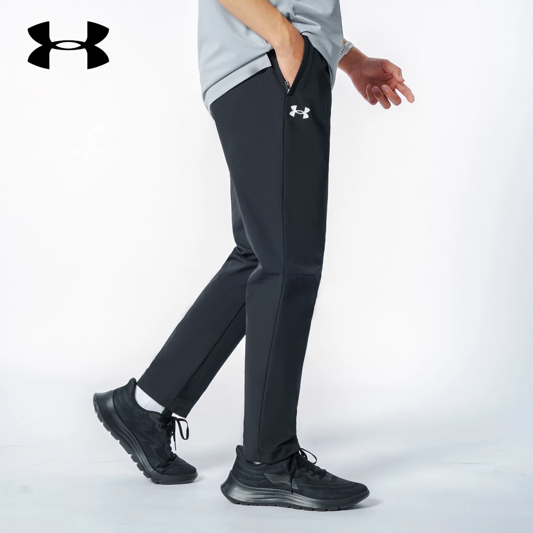 安德玛速干裤男士2025新款夏季冰丝薄款裤子透气运动裤跑步长裤子