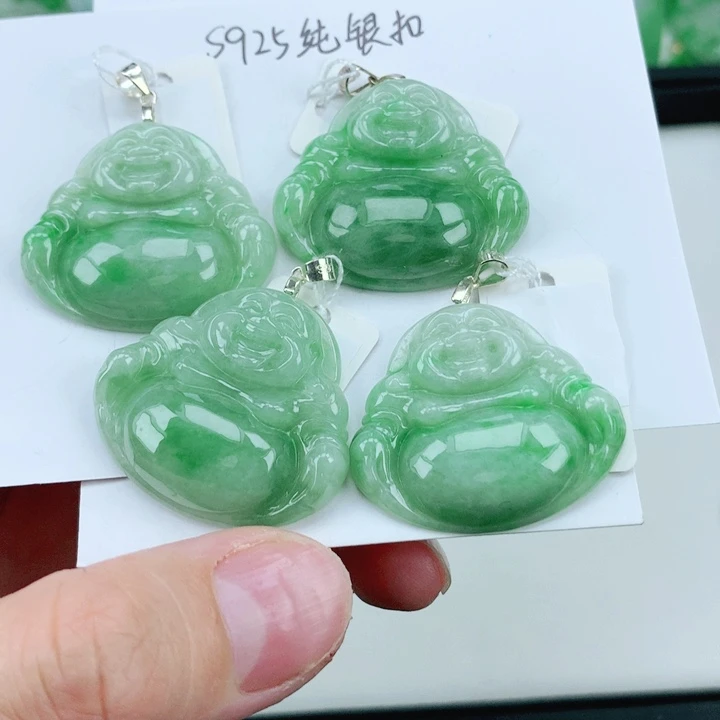 翡翠挂件银S925镶嵌多样性发其1