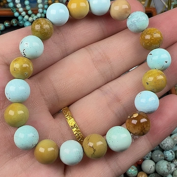 绿松石未镶嵌配饰卡9.5