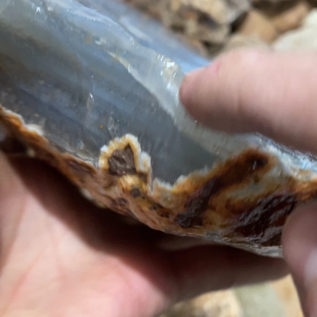 海***洋定制玛瑙原石切割不退不换