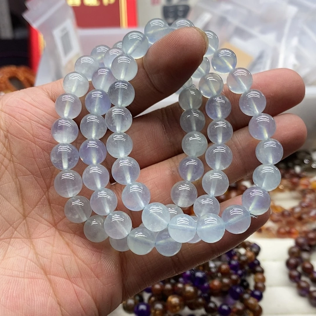 海蓝宝石手链未镶嵌多样性发货发一条