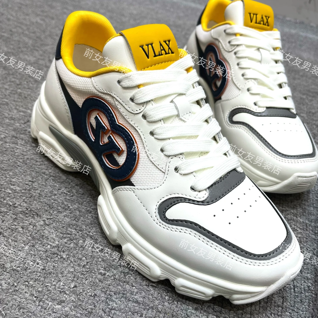 【V-LAX高端鞋子】新款休闲鞋真皮男安脚软底软面男士潮流VL15813K-