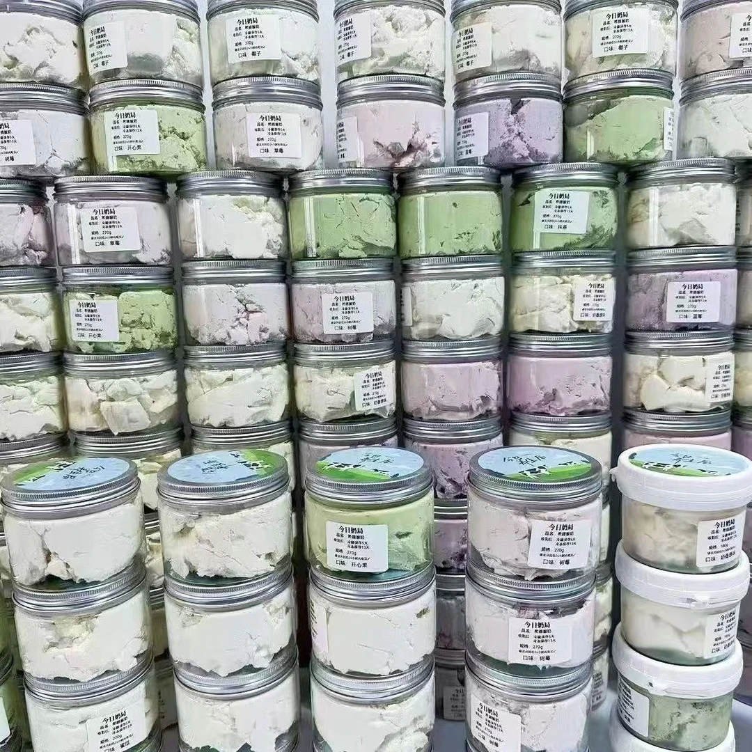 【顺丰包邮】希腊干噎冷萃酸奶 石膏酸奶 现做现发100g