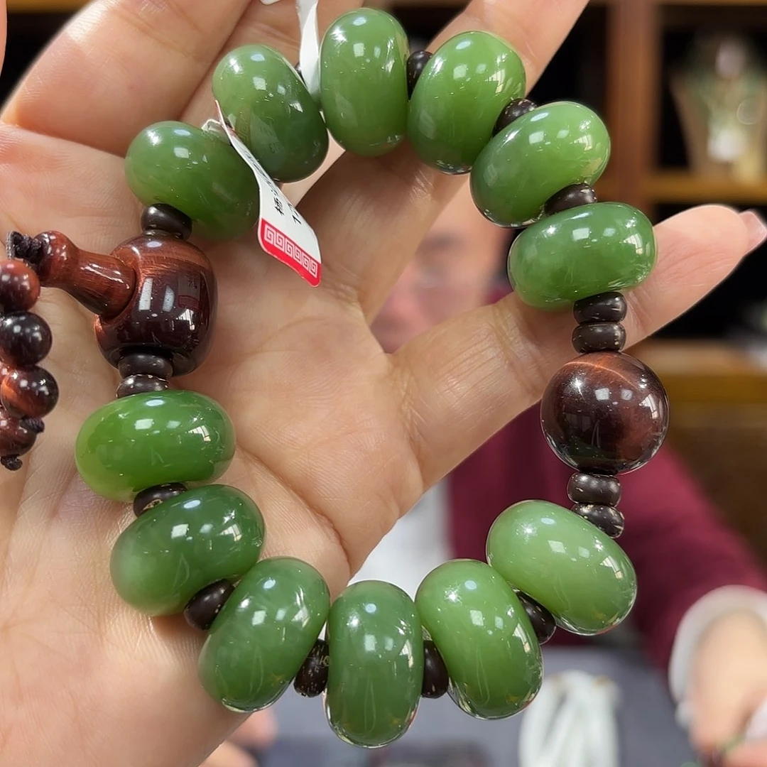 和田玉（碧玉）手串未镶嵌