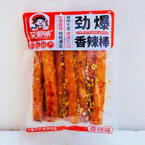 劲爆麻辣香辣棒怀旧零食小包装休闲辣条辣片即食小吃