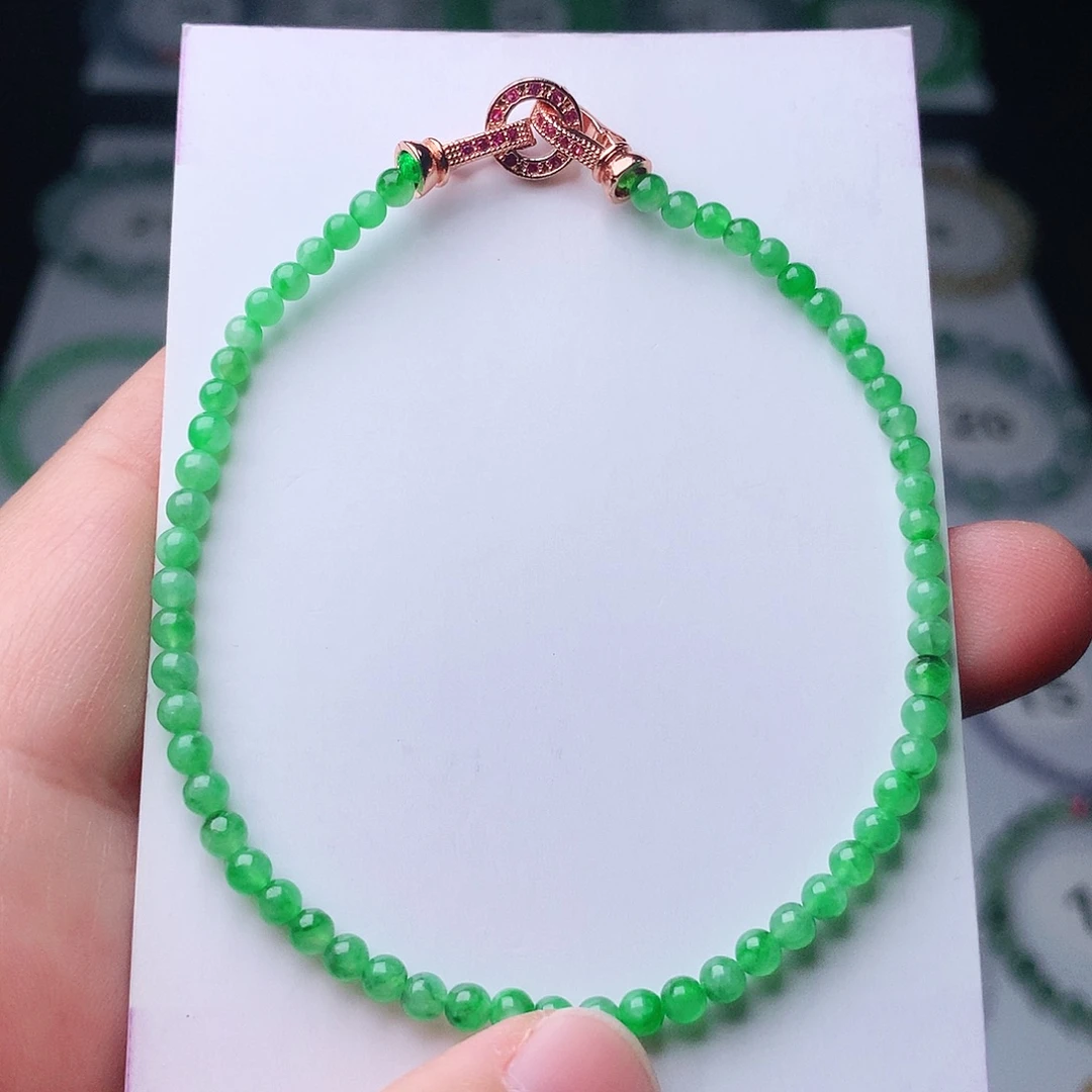 翡翠未镶嵌手链翡翠