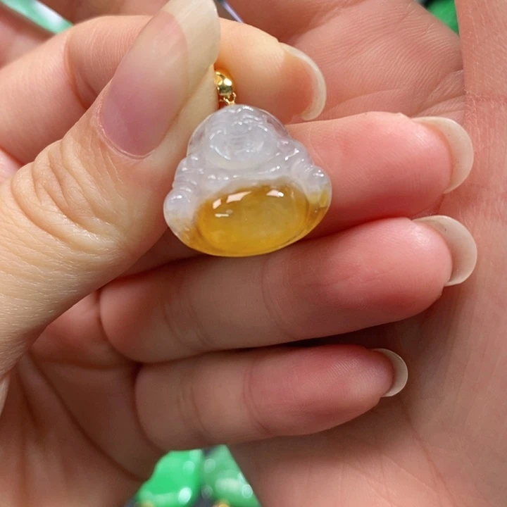 颈饰未镶嵌翡翠吊坠