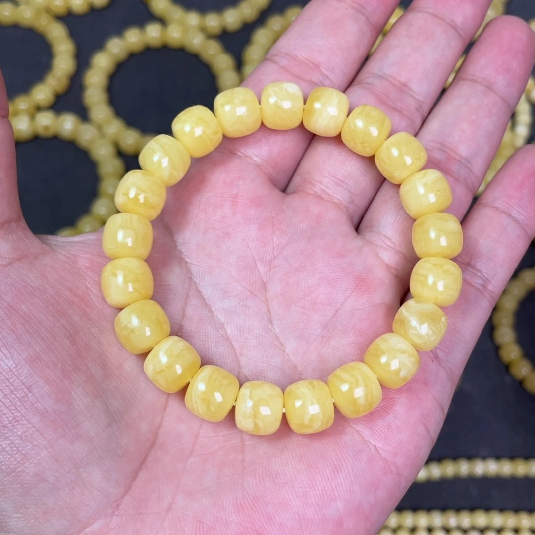 裸石蜜蜡未镶嵌蜜蜡手串10.3mm