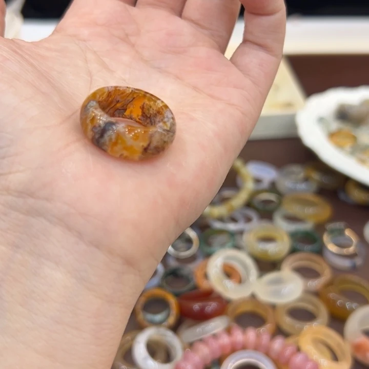 玛瑙/玉髓合金戒指50港15