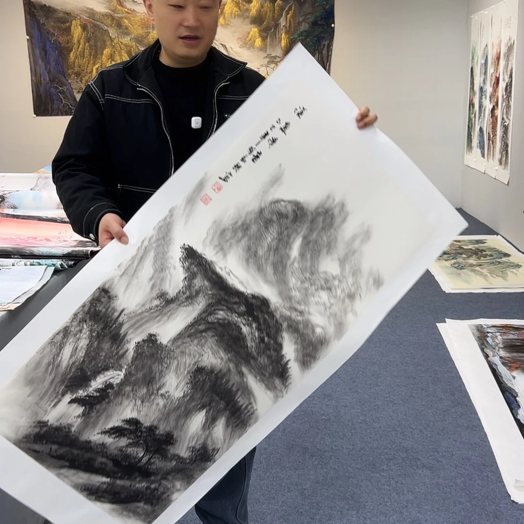 国画国画作品宣纸纯手绘