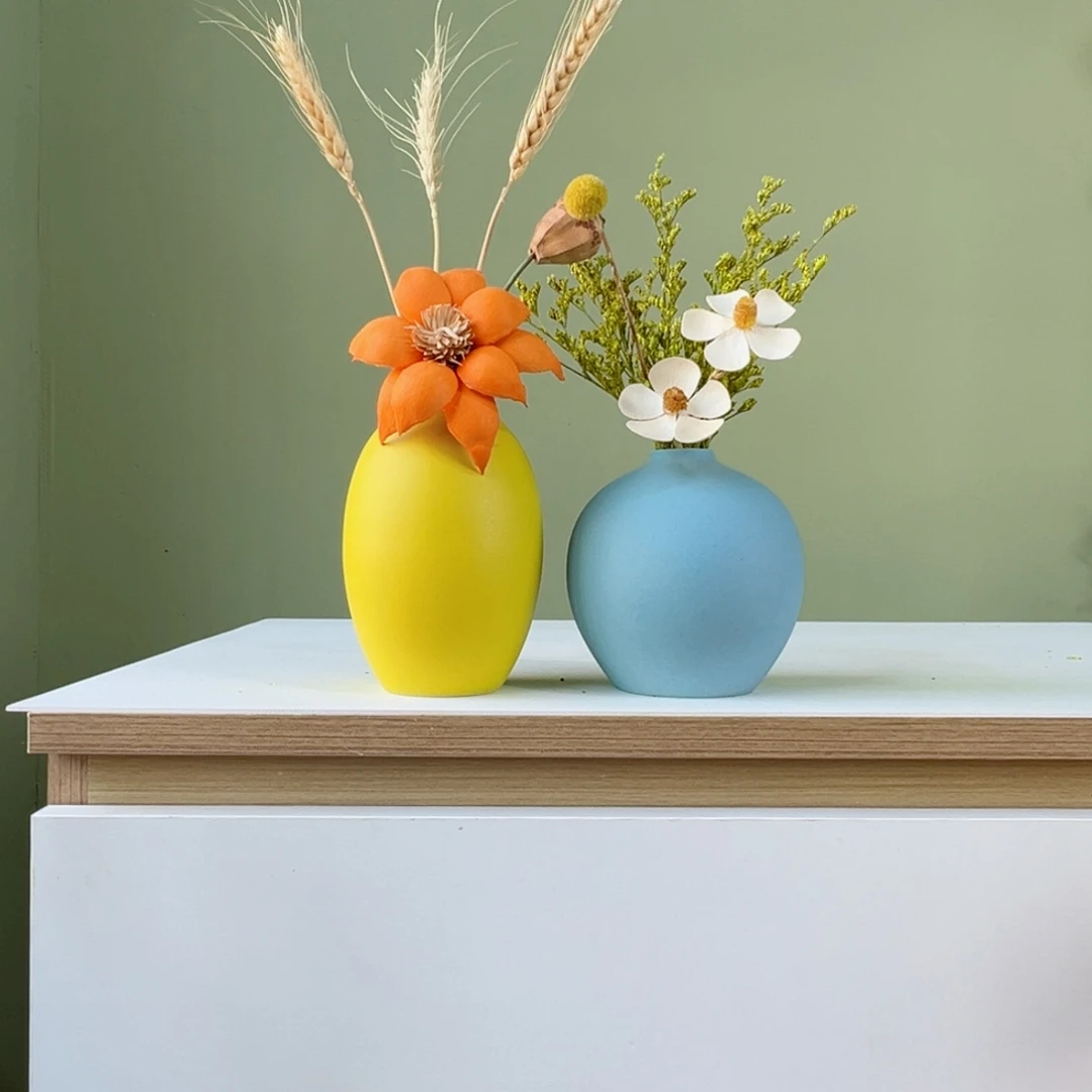 摆件花瓶带花高度20-30厘米左右