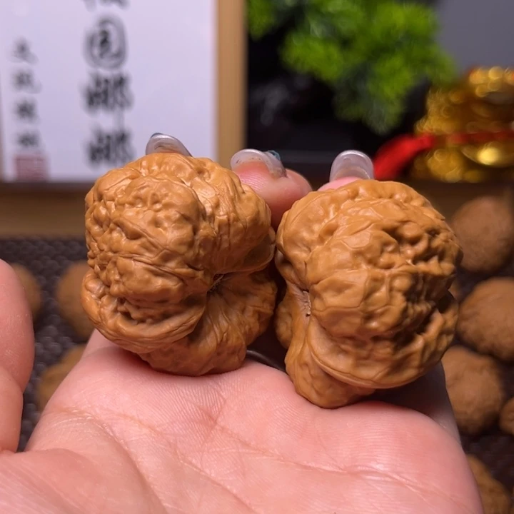 文玩核桃把件39尺全品蛙37
