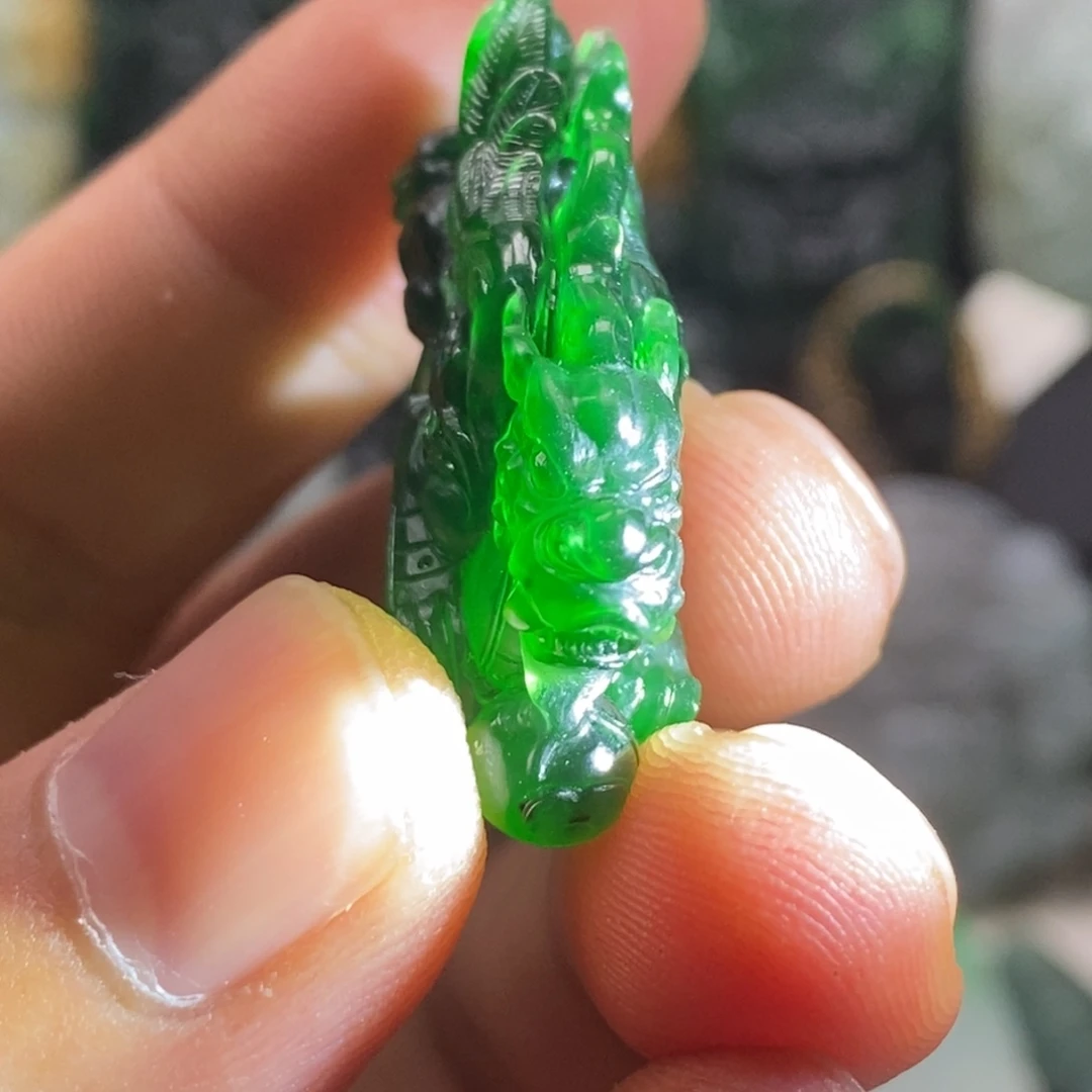 未镶嵌定制翡翠天然翡翠A货貔貅