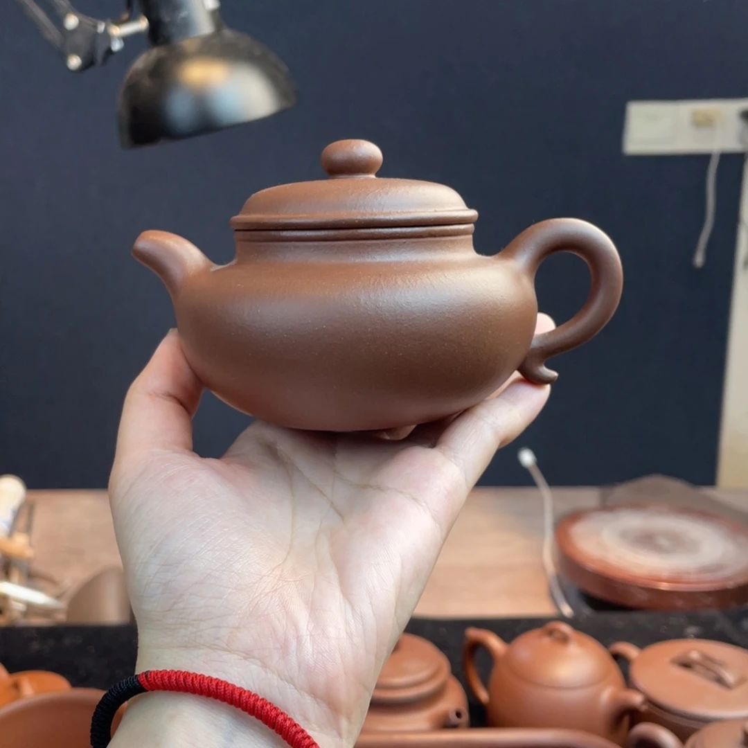 茶壶紫砂全手工底槽清仿古200cc