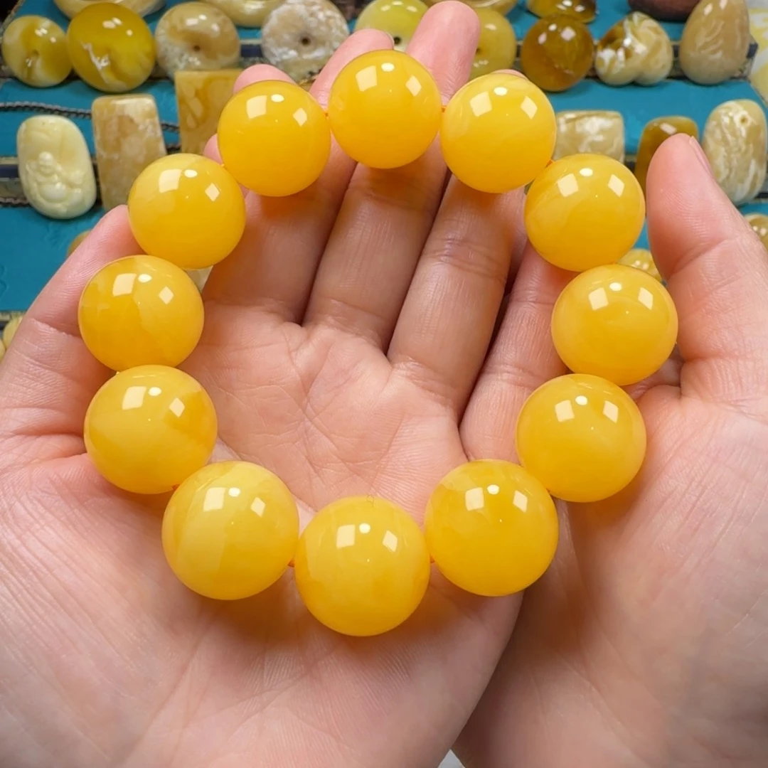 蜜蜡手链未镶嵌蜜蜡