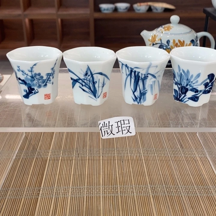 釉下老陶泥手工绘制