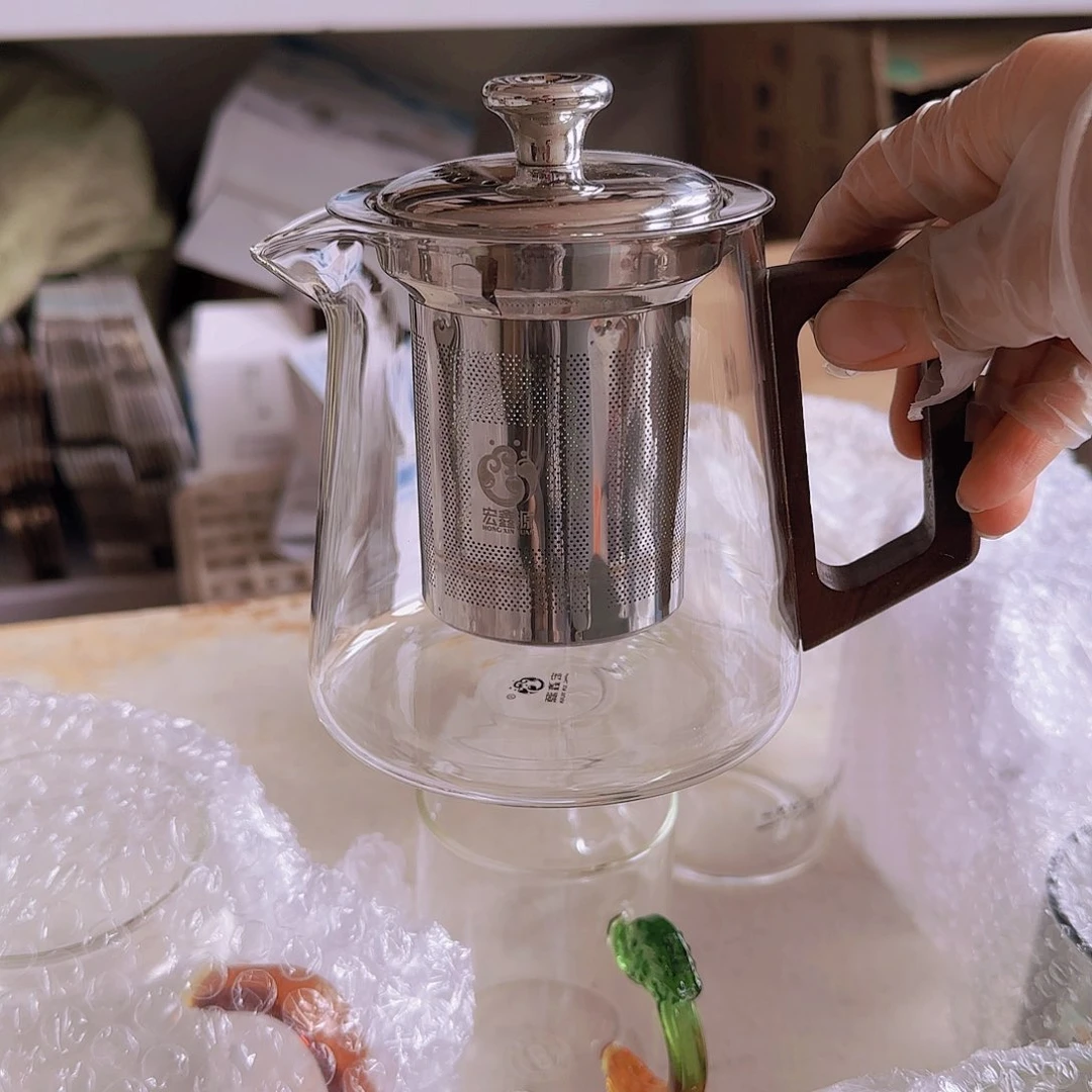 【闪购商品】高硼硅玻璃茶水分离瑕疵M06钢