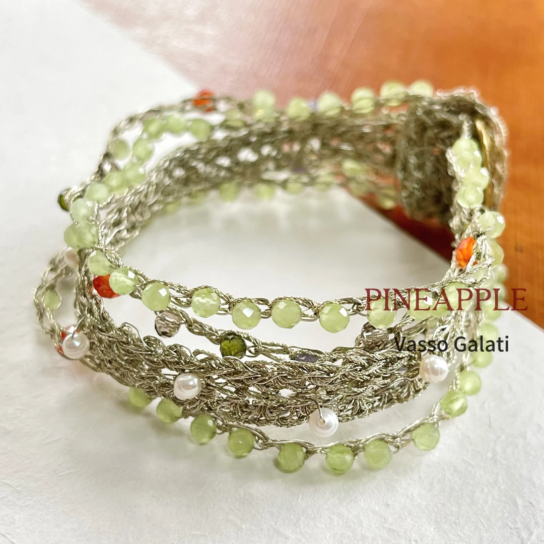合金手链 菠萝中古【欧洲进口】Vasso Galati手链YT1072