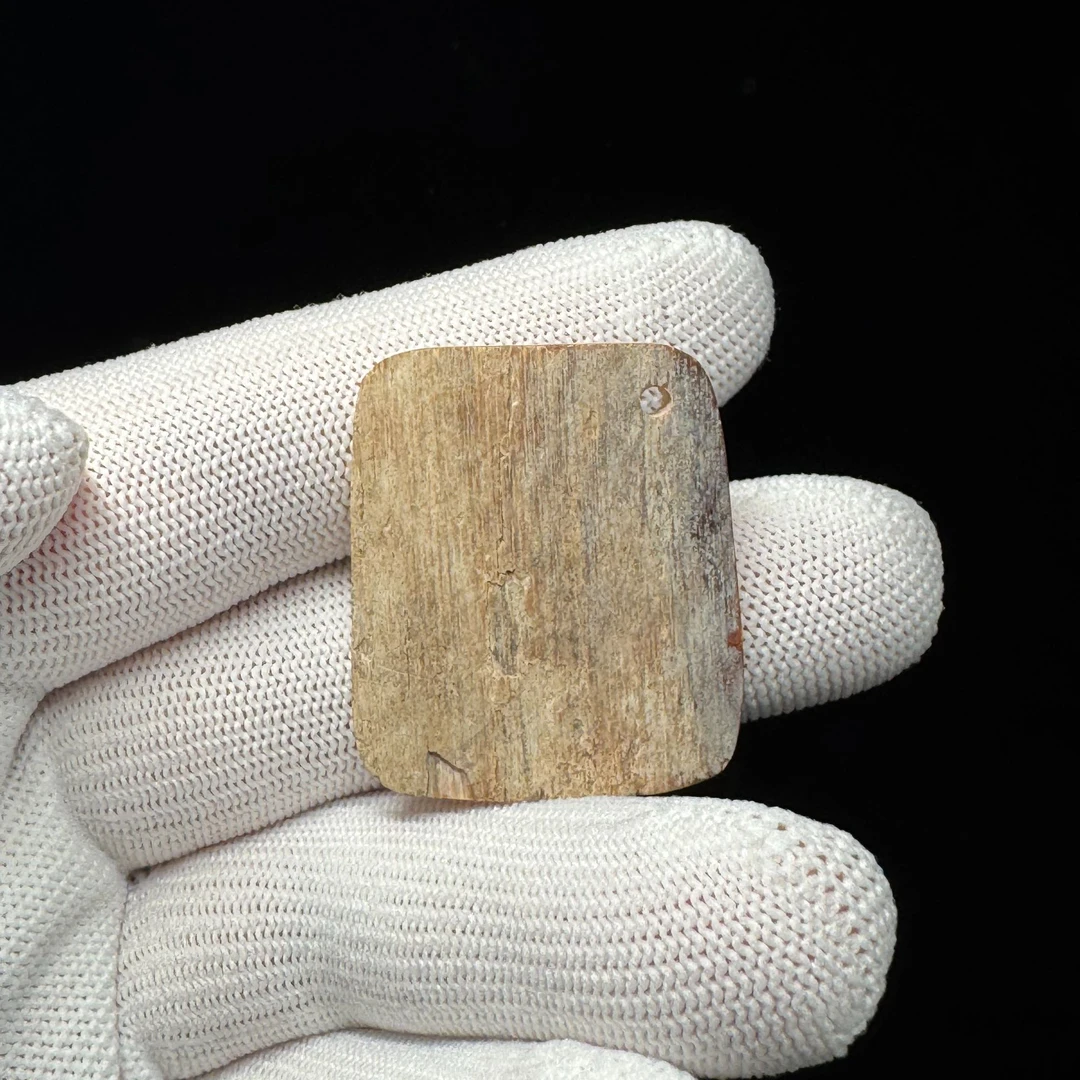 F8148天然猛犸牙牌子支持鉴定假一罚四