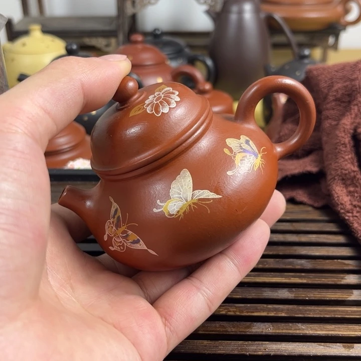 紫砂茶壶大***?原矿紫砂半手工制作