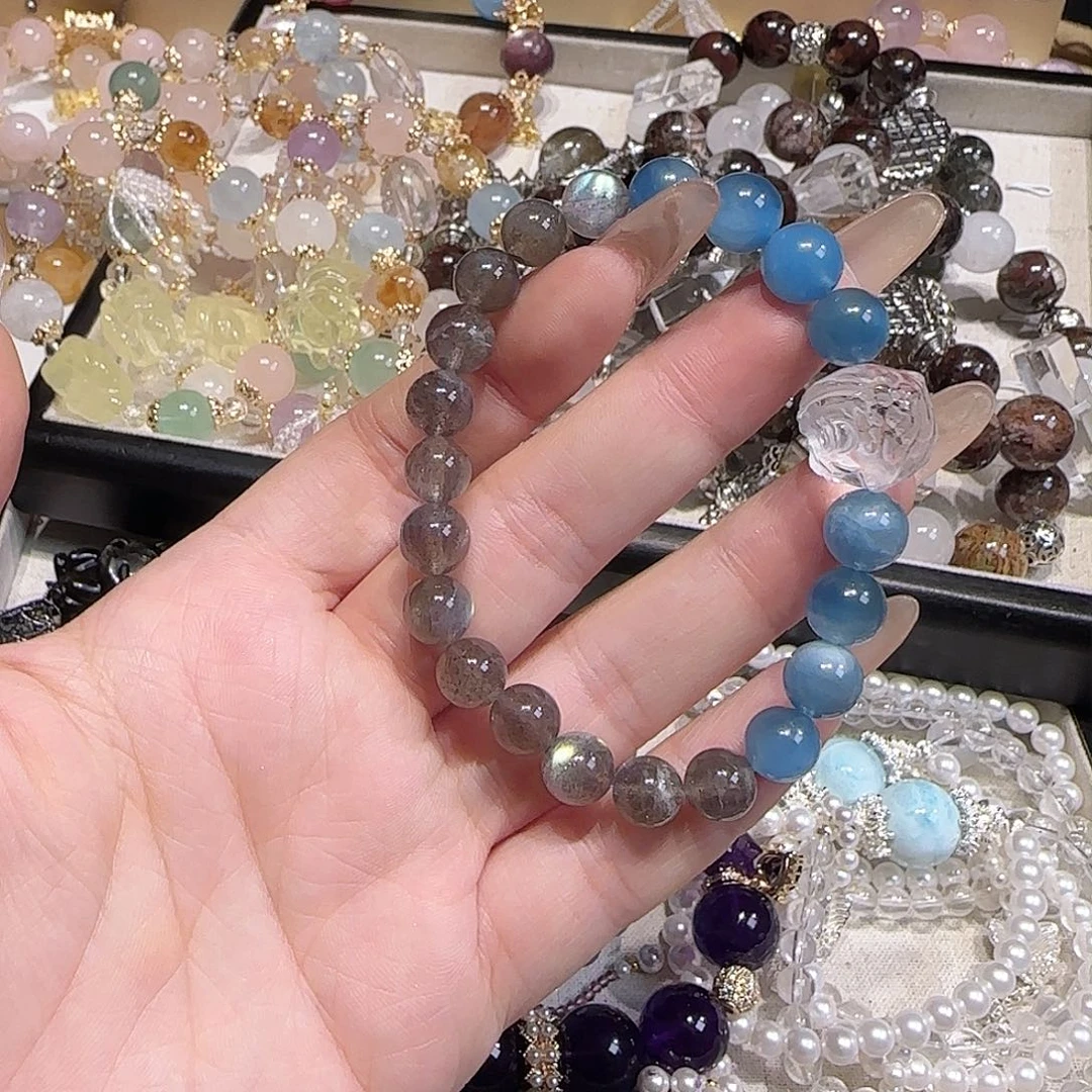 水晶手链未镶嵌吧