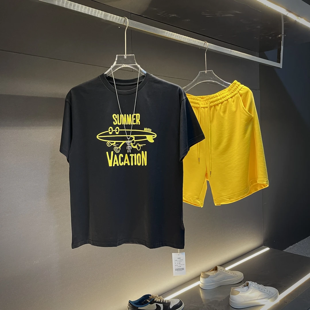 街头潮牌个性短袖t恤男女款宽松休闲学生半袖上衣夏