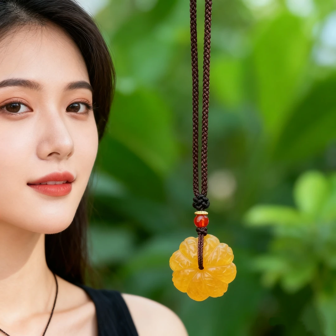 寿山石寿山田黄石头橘子挂件挂坠挂饰首饰礼品文玩盘玩橘子手把件