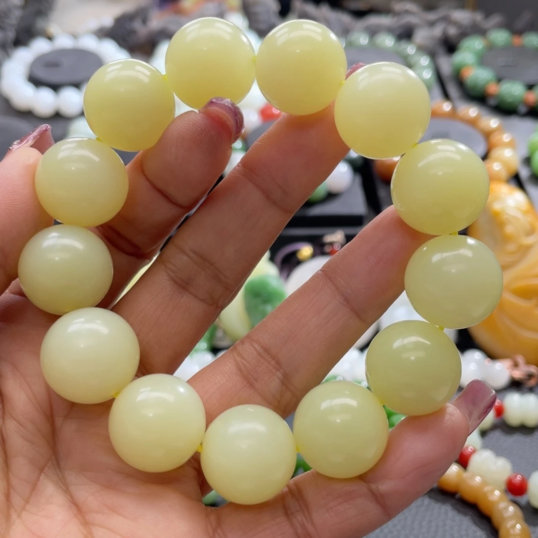 和田玉手串未镶嵌