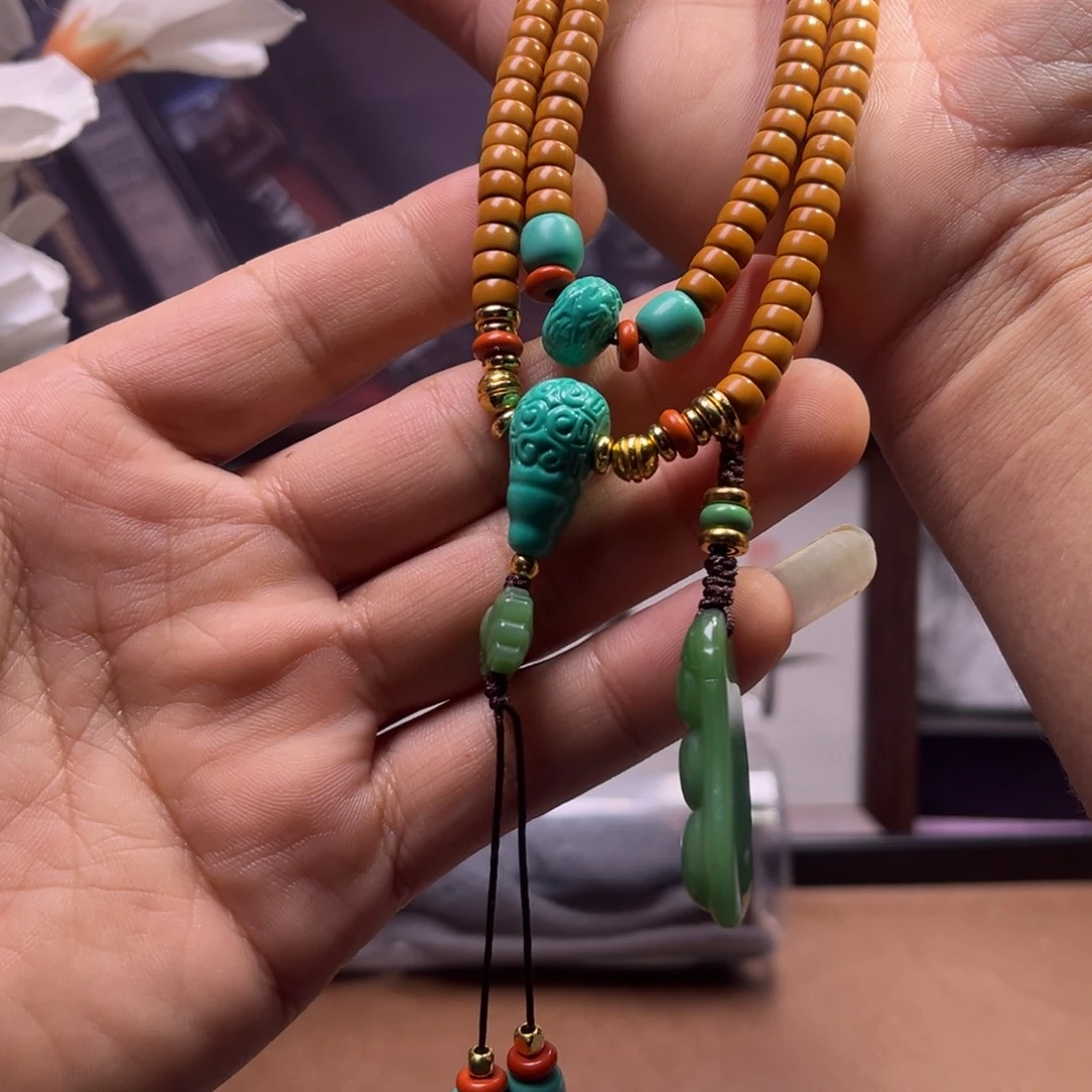 手串/手链橄榄核6.0满配脖挂药片