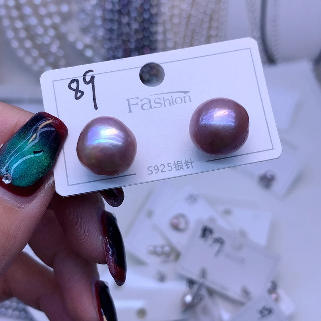 【闪购商品】银S925镶嵌耳饰淡水珍珠